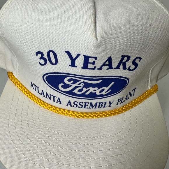 Vintage Ford SnapBack Rope hat celebrating Atlanta Assembly Plant 30 Years. - Picture 9 of 10